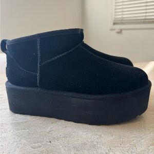 UGG Women’s Black Platform Boots